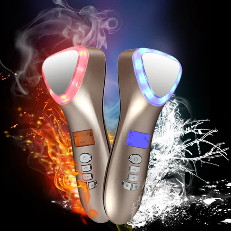 3 In 1 Multifunction Ionic Face Massage Ice Warm Hot Cold Beauty