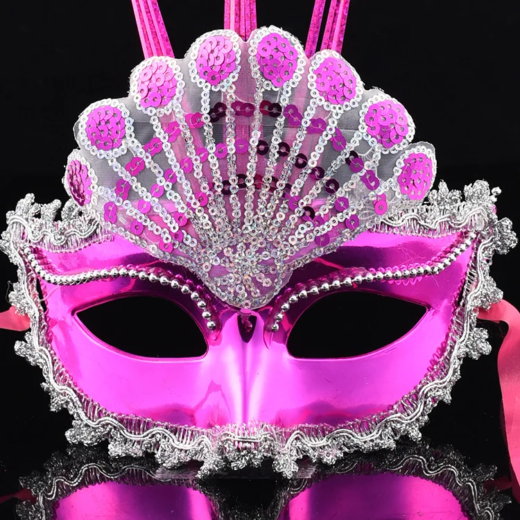 Halloween Peacock Mask Blindfold Female Ball Princess Supply Children Beauty Bar KTV Performance Props