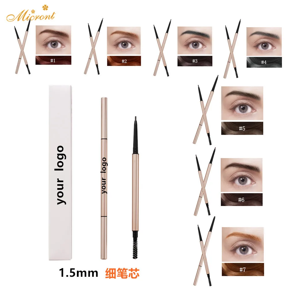 custom label eyebrow pencils slim waterproof private label eyebrow pencil for eye brow