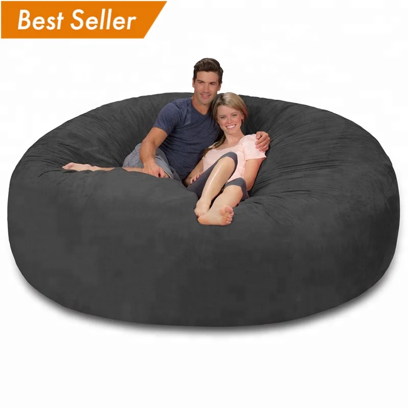 New 7ft filled bean bag chair waterproof large lazy sofa living room sofas giant bean bag sofa