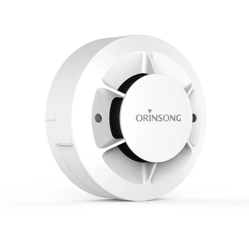 Smoke Alarm System Conventional Photoelectric Fire Alarm Somke Detector With Relay Output High Immunity To False Alarms