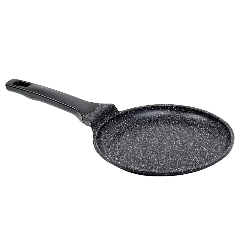 Pan for gas and induction cooking non stick crepe pizza pancake omelette gastronorm with heat-resistant handle china frying pan