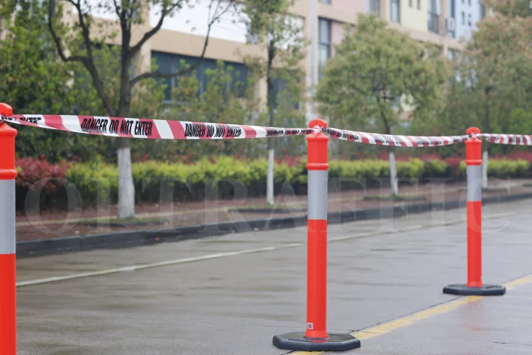 High Quality Cheap PE Warning Tape Non Adhesive Caution Barricade Safety Tape