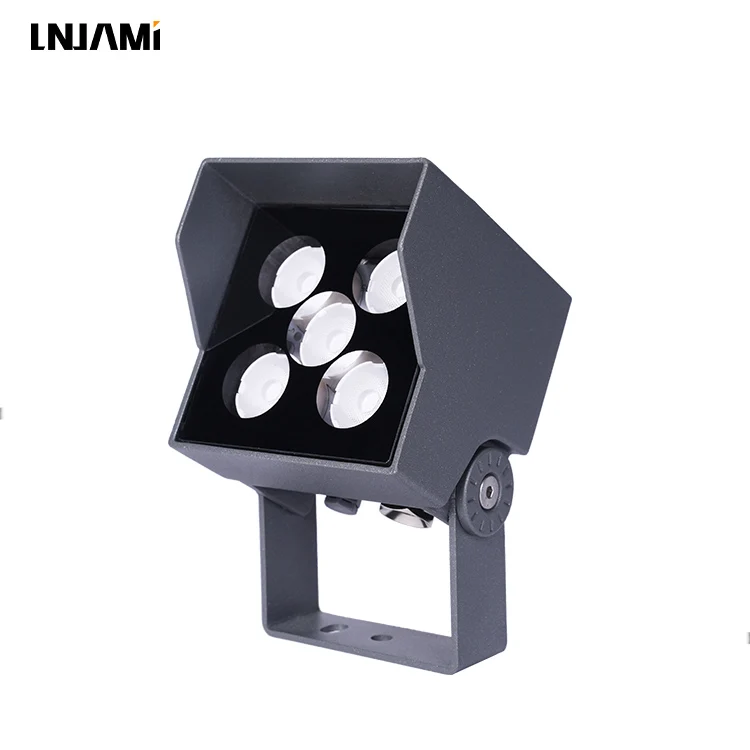 LNJAMI IP66 Waterproof Mini DMX RGB LED Facade Flood Light For Stage Building Projectors Architectural Floodlights