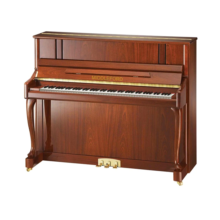 Hot sale walnut polished acoustic upright piano High quality Wooden Pianos UP-121WA