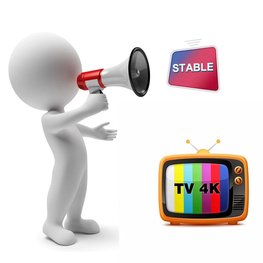 New OEM Custom Smart best iptv server Best Android TV Box 4K iptv