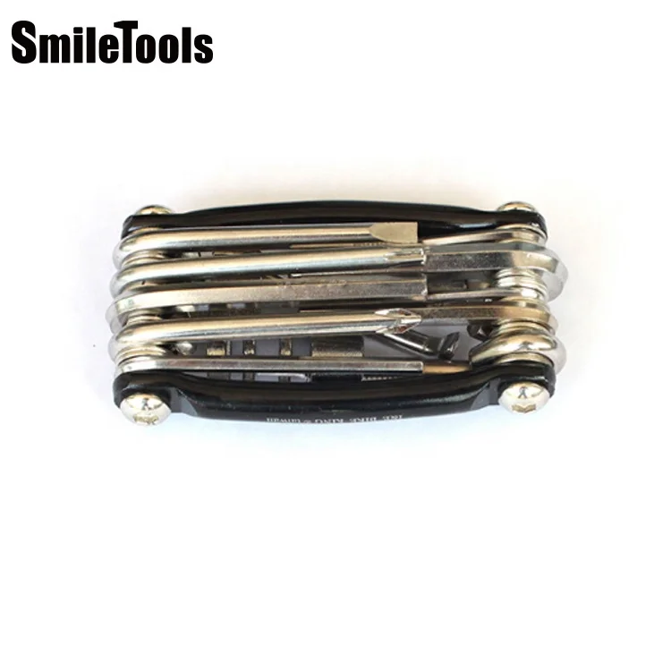 11 in 1 Combination Bike Tools Set Multi-Function Bicycle Repairing Kit Hex Spoke Cycle Screwdriver Tool