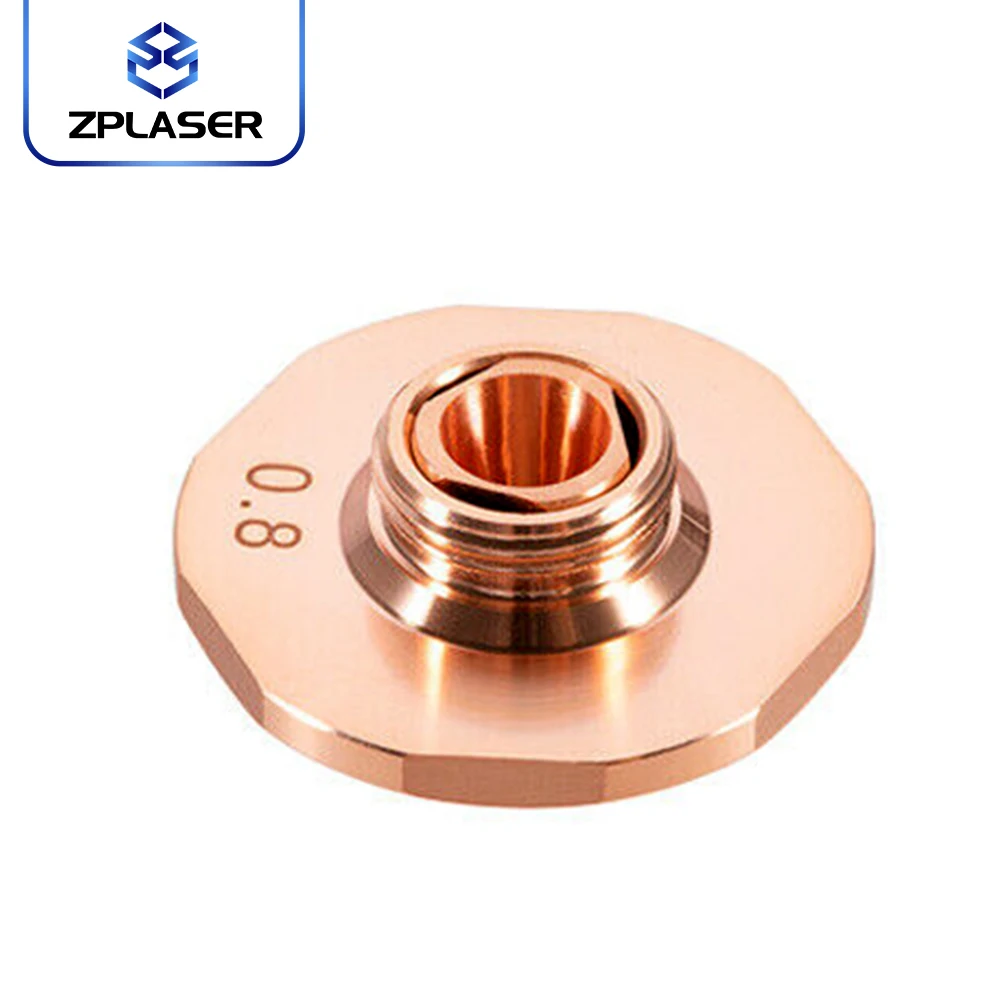[High-quality] ZPLASER Optical Fiber laser equipment parts red copper M11 D25 Bodor laser cutting nozzle protective cover