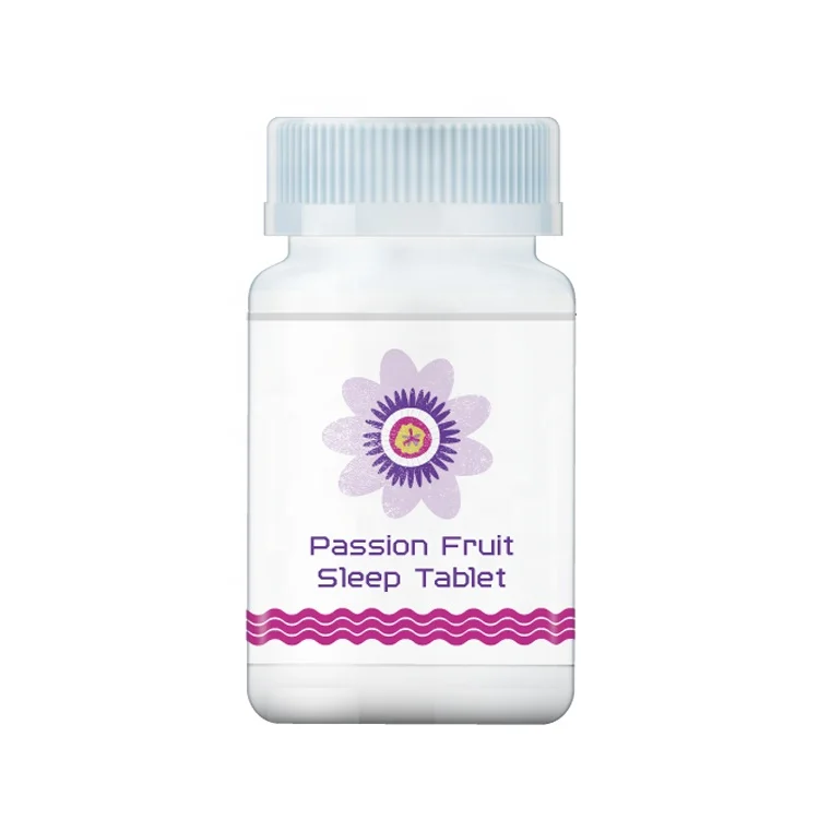 ODM Private Label 500mg Tablets Peace Of Mind Fast Sleep Passion Fruit Sleeping Tablets