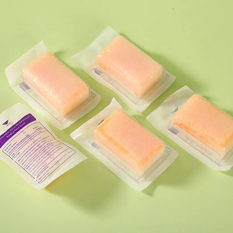 Soft bristle nail cleaning hand brush Medical Surgical PE Scrub Brush for Hand Washing Cleaning EOS Type Disinfection Equipment