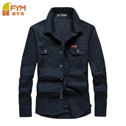 Low MOQ Solid Oliver Double Pockets Work Shirt Plain Gentleman Jack Outdoor Cotton Shirts Quality Doordash Shirt Mens Worker