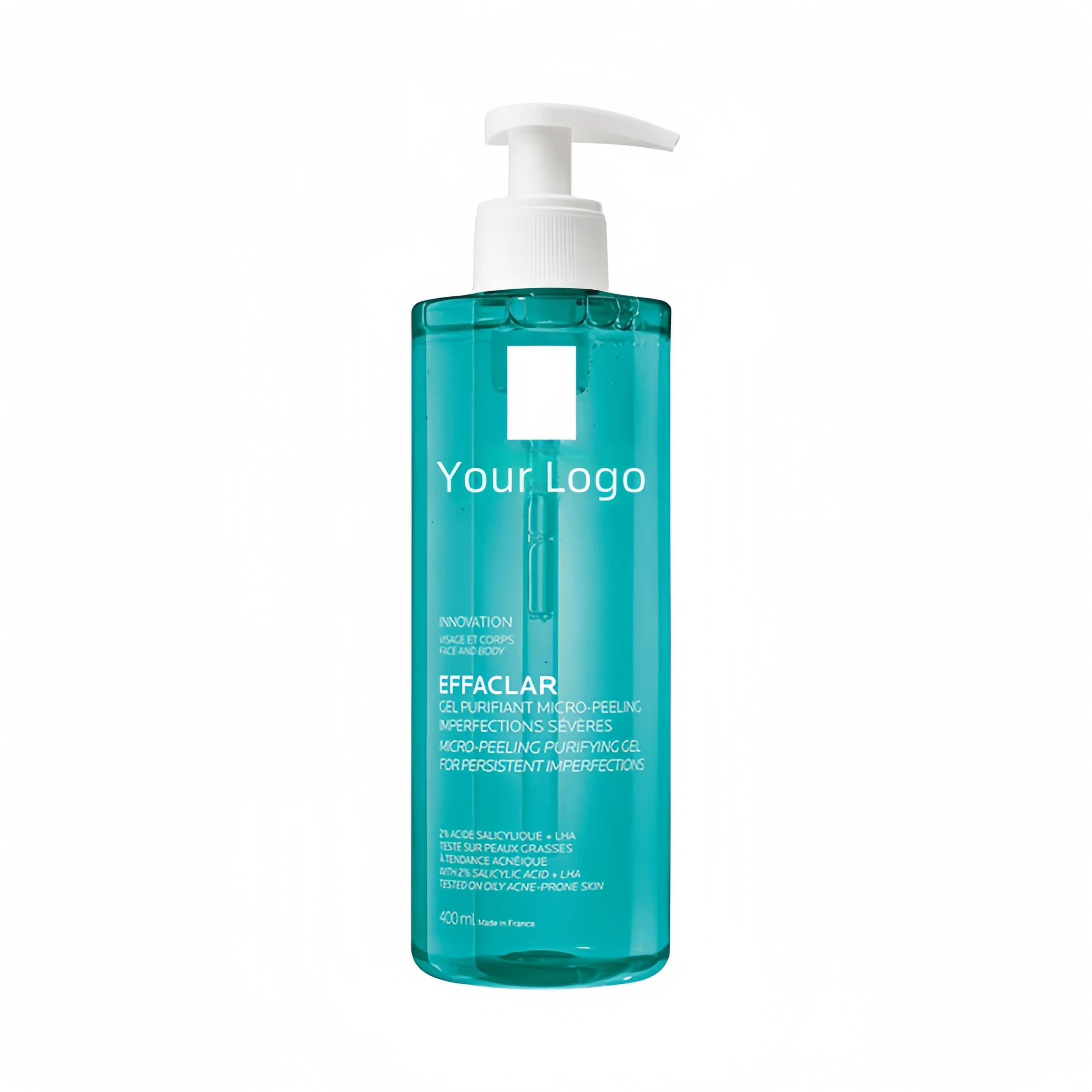 2024 Private label brightening facial cleanser 400ml mild face wash