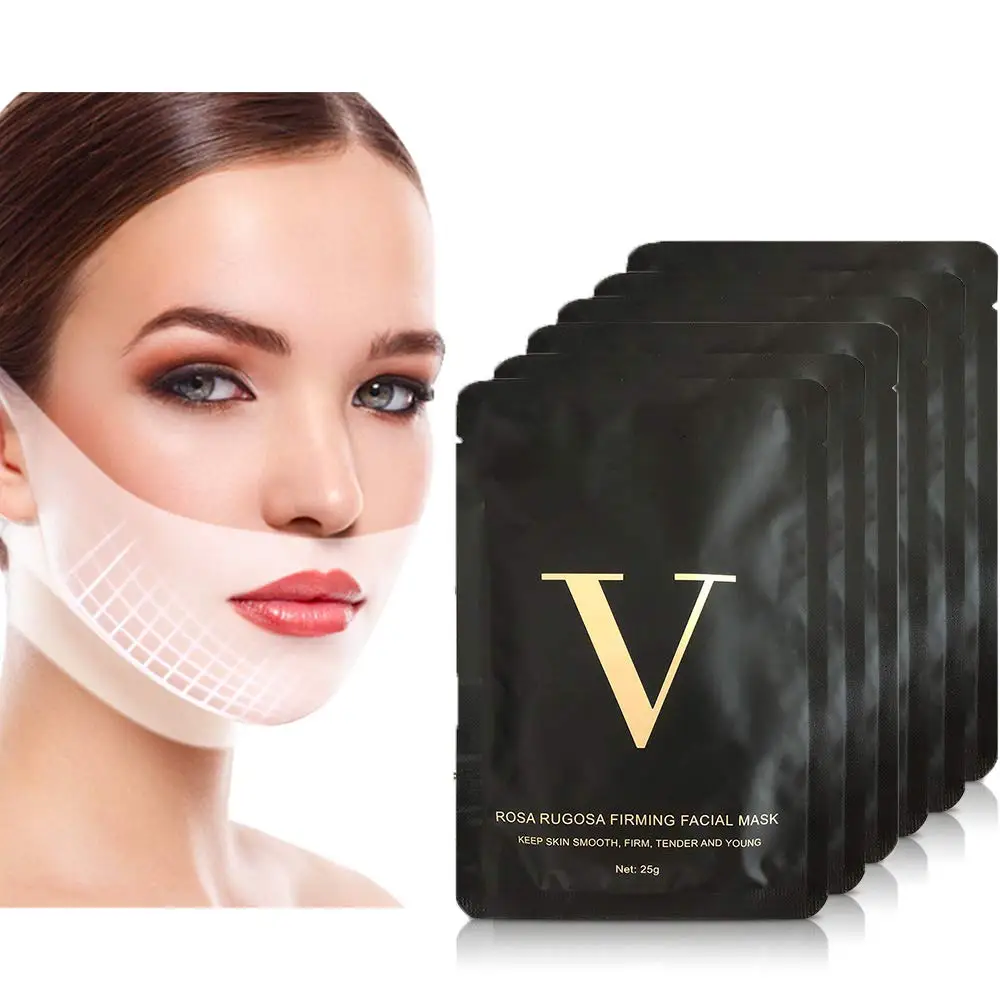 Firming Lift Chin Skin Mask V Shaped Slimming Mask V-Shaped Face Masks Chin Check Lifting Firming Anti Wrinkle Anti-Aging