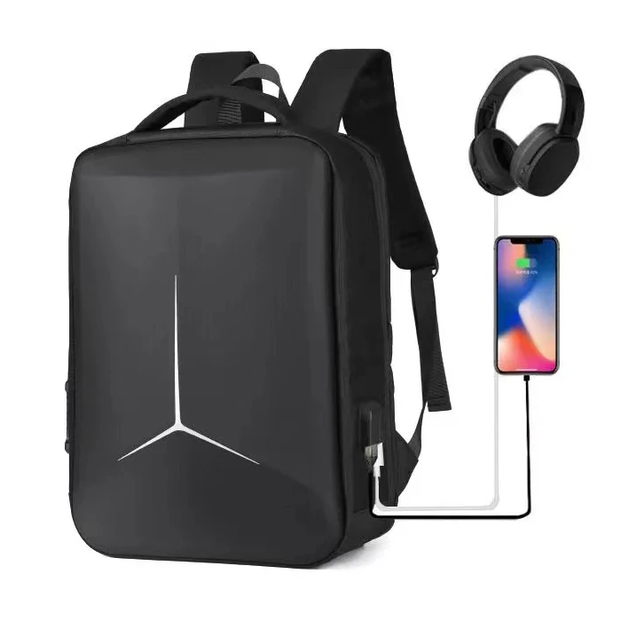 anti theft waterproof men backpack for laptop with usb charging port durable travel college school computer bag for men women