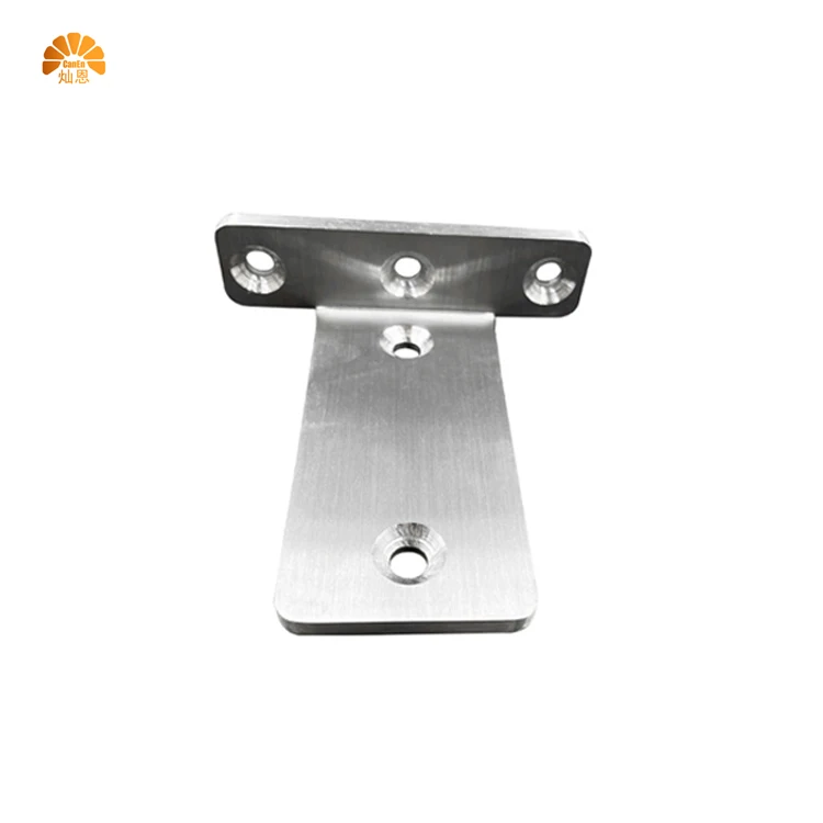 Stainless steel Metal Invisible Floating Shelf Support T Shape Shelf Bracket Heavy Duty Wooden Board Bracket