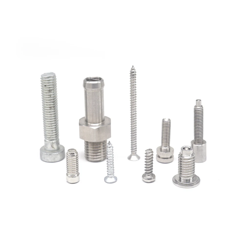 custom hardware part screw Industrial 304 316 Stainless Steel Brass aluminum screw