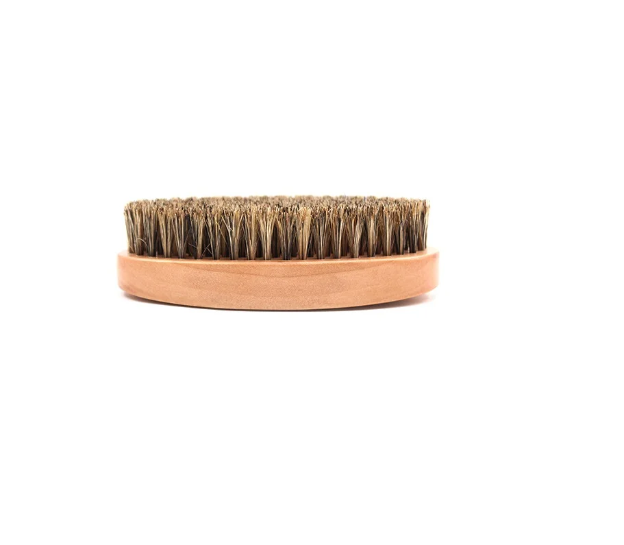 
Natural Wooden Boar Bristle Grooming Beard Brush Barber Hair Cut Neck Cleaning Brush for Men 