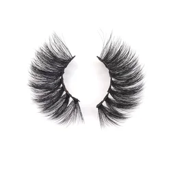 private label handmade faux mink strip eyelashes vendor handicraft own brand with custom box 3d silk false lashes