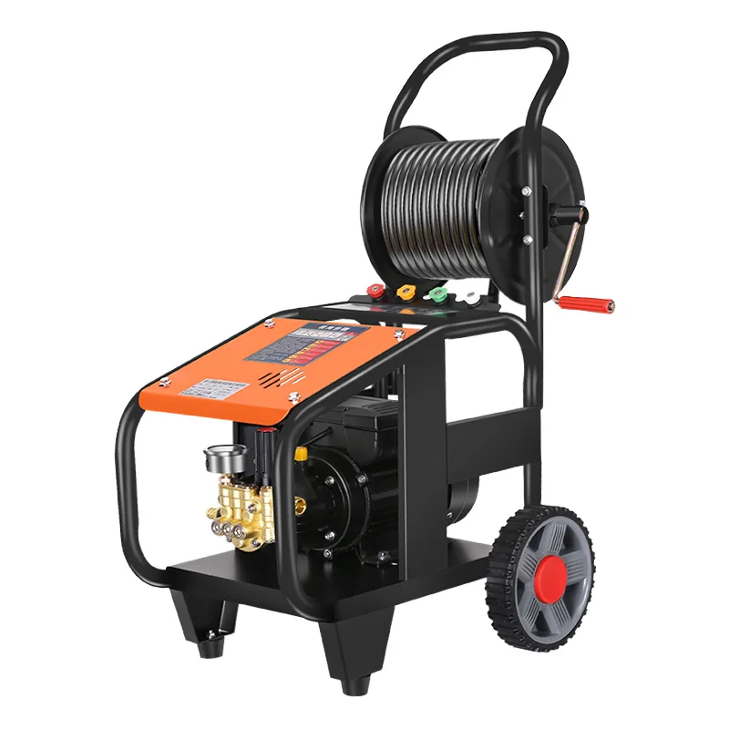 Hidrolavadora электрическая Автомойка 220 В 1500psi Машина для мойки автомобиля высокого давления с катушком шланга