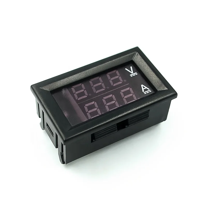 VC288 DC0-100V 50A 100A LED DC dual display digital current voltmeter 0.28 inch with shunt digital head