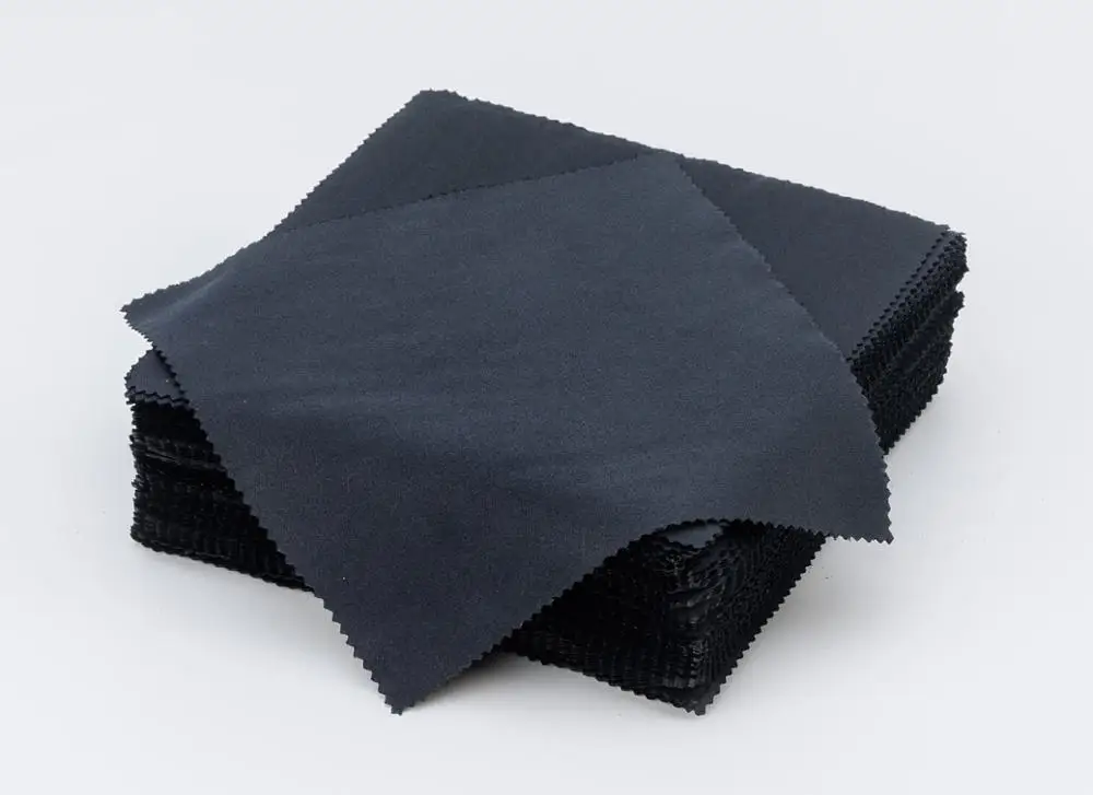 
Wholesale china factory custom logo sunglasses phone cleaner cloth black microfiber eye glasses cleaning cloth 