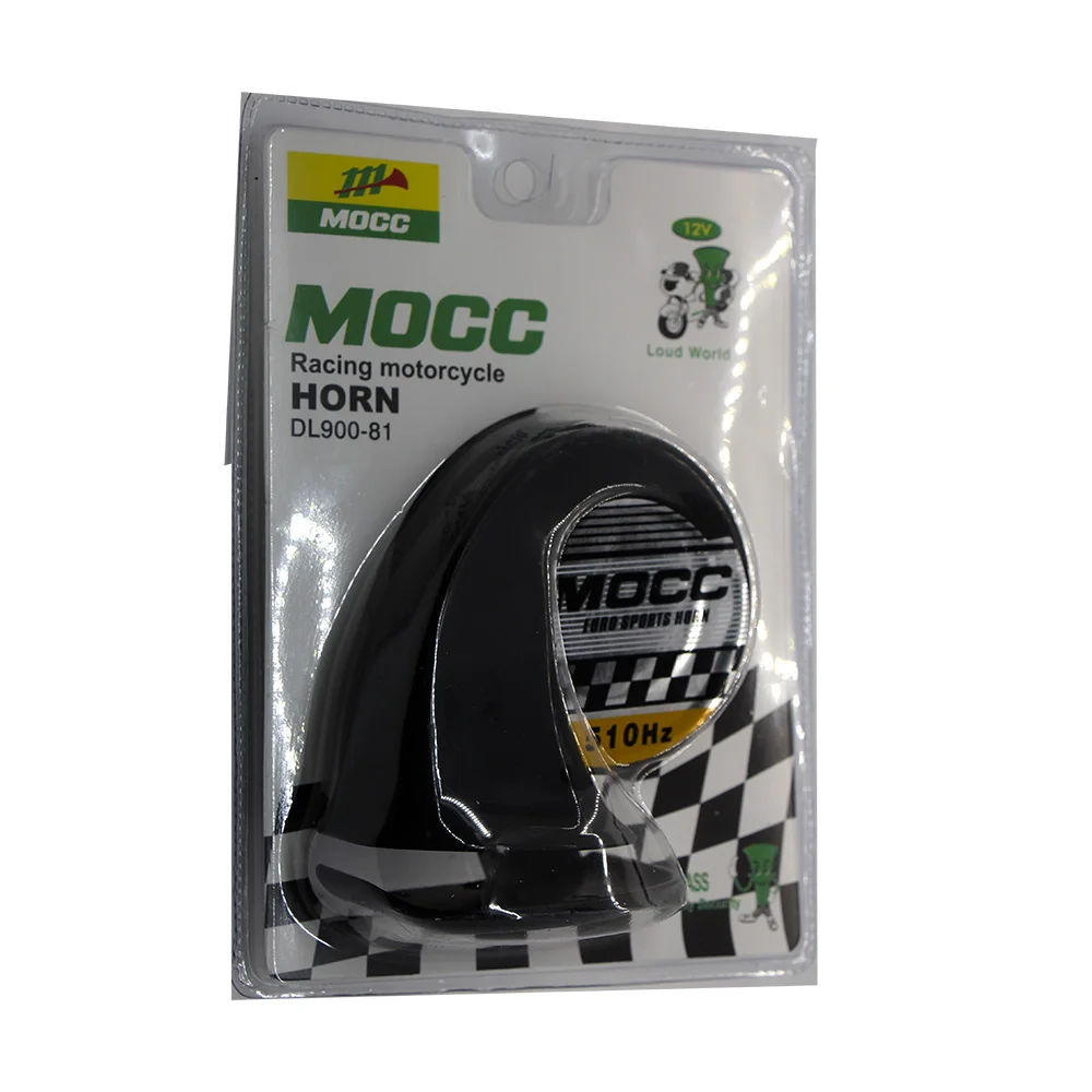New Wholesale 510hz 105-110db Corne Klaxon bocina korna 12v mocc horn speaker snail car horn 12V tweeter motorcycle horn