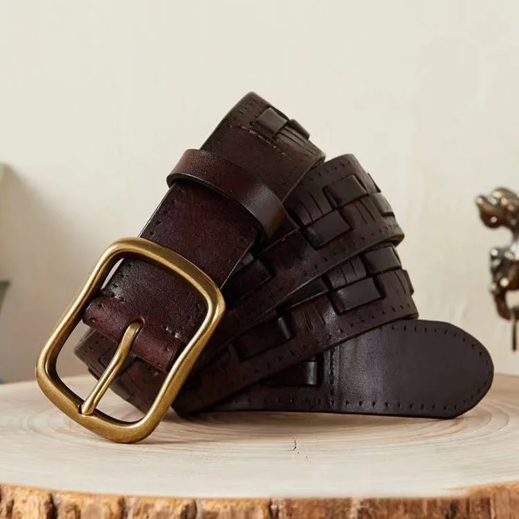 2022 New Fashion All-match Casual Business Leather Belt