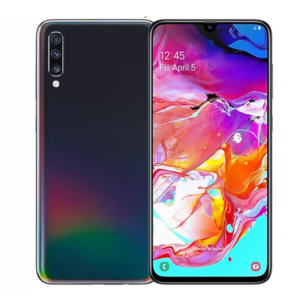 Original Rebushied Mobile Phone Dual Sim 6GB 128GB For Samsung A70 99% New Cheap Mobile Phone