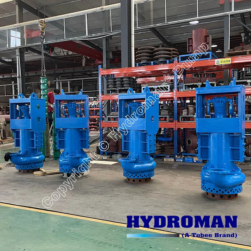 Hydroman Hydraulic Dredge Sand Gravel Pump with Head Cutter