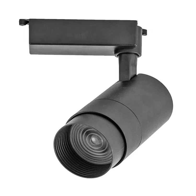 Commercial aluminum housing indoor adjustable focus cob durable fixture zoomable focusable led track