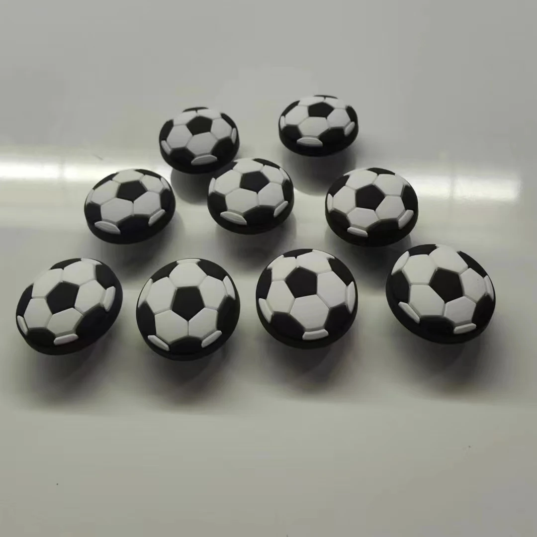 Hot Sale Creative Football Custom Rubber Kids Bedroom Theater Wardrobe Cabinet Handle Safety Anti Collision cartoon knob