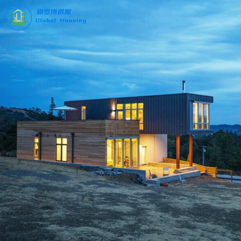 Меблированный Легкий Стальной дом сборный Casa Prefabricada модульный для крошечного дома