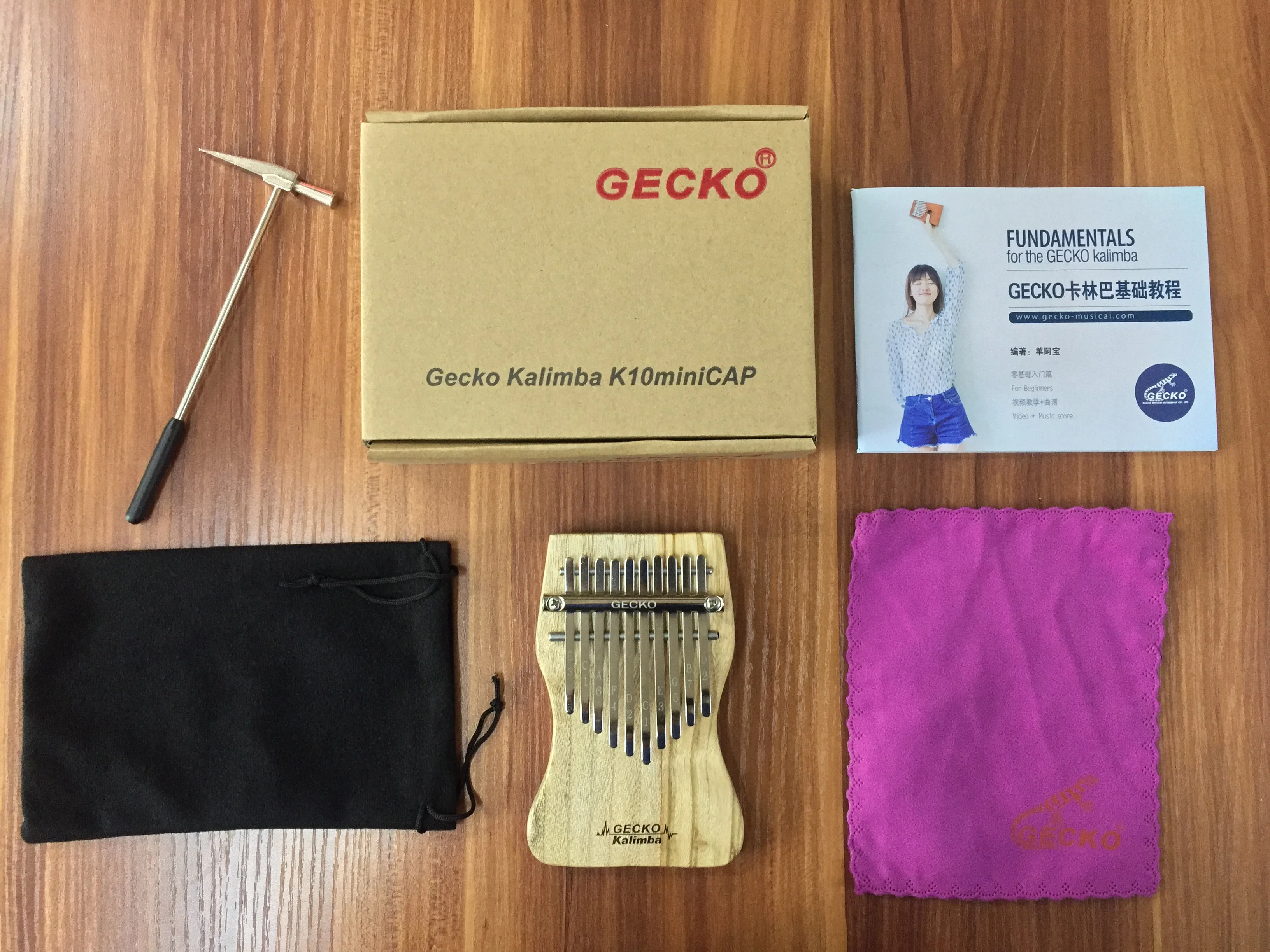 GECKO K10miniCAP Заводская цена высокое качество 10 клавиш камфорные деревянные музыкальные инструменты Африка большой палец пианино для детей и начинающих