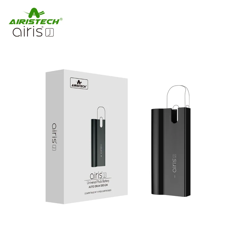 
CBD vaporizer Airis J /janus 420mAh Vape Battery Cartridge Pod System CBD Vape Pen Box Mod for Ceramic Coil Vape Tank Cartridge 