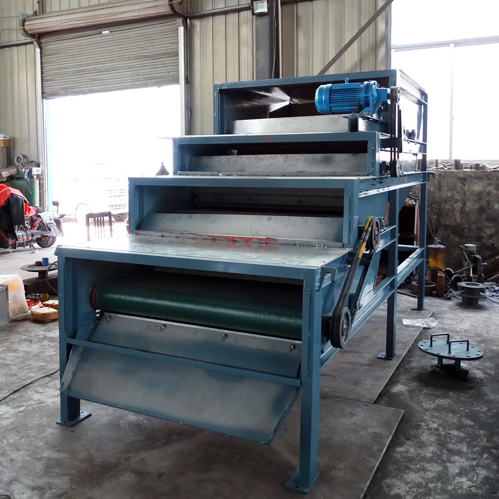 high gradient three roller strong iron sheet cassiterite magnetic separator