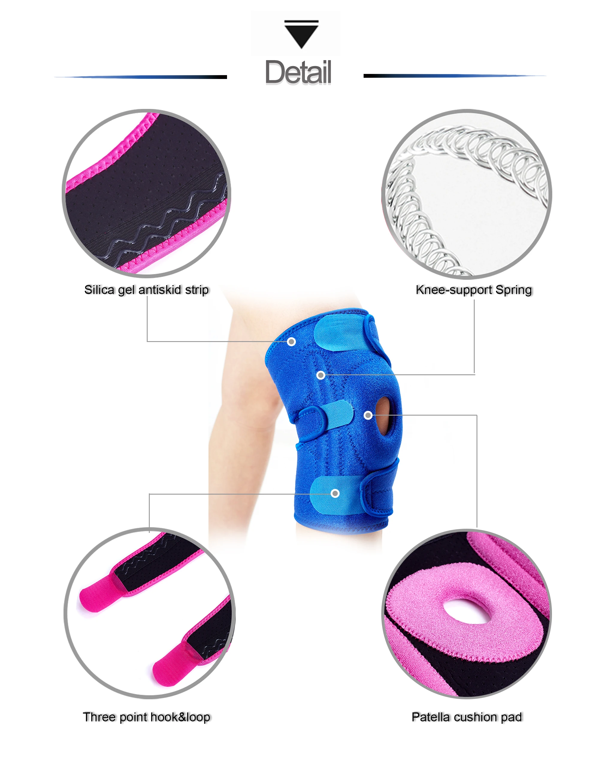 2023 New Style High Quality Products Be Active Compression Knee Brace Kneepads Protection