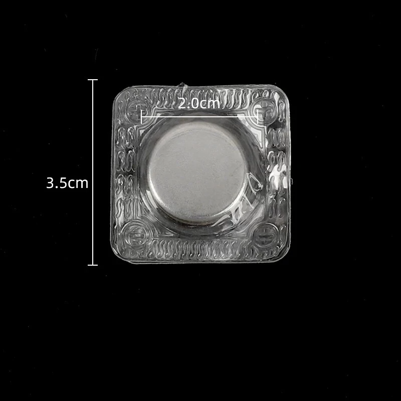 China Factory Custom Szie Snap n35-n52 Magnet Button strong Disc Ndfeb  Plastic Covered Magnets Invisible Magnetic Buttons