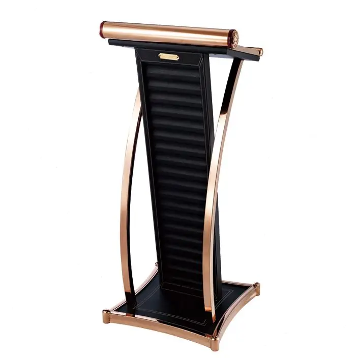 Wholesale hotel wooden rostrum lectern church pulpit podium