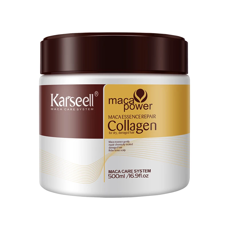 Karseell Maca Essence Keratin Hair Treatment Repair Collagen 500ml  Hair Care  Hair Mask Deep Conditioning Mask