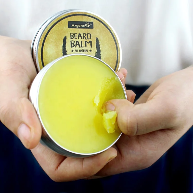 Custom private label barbas beard oil and balm wax helps soften ,regrowth and tame beard hair