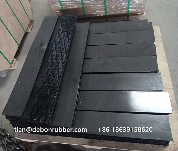 Conveyor repair maintenance Pulley Lagging Rubber sheet Slide-Lag Lagging