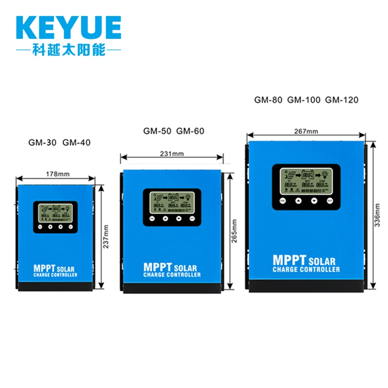 12v 24v 36v 48v auto 30A 50A 60A 80A 100A 120A контроллер Солнечного Заряда MPPT С PV 150V max с пультом дистанционного управления RS485