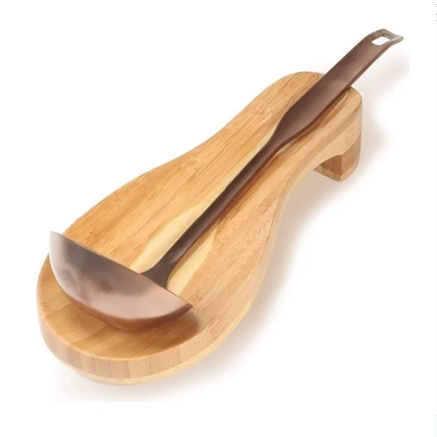 Popular design Wholesales Cheap Bamboo and Wooden spoon rest holder holder tableware
