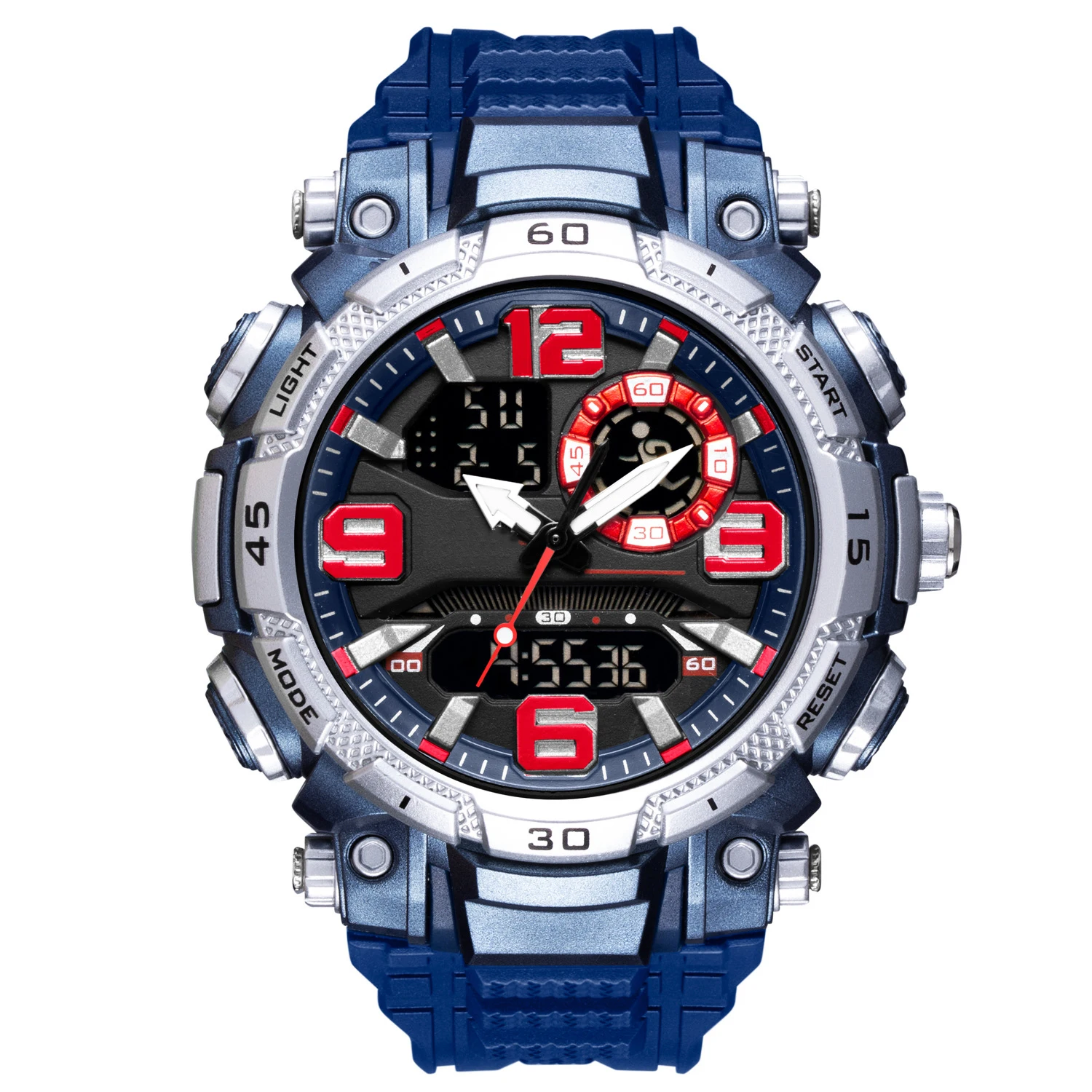 SMAEL 1912 Genuine Fashion  Dual Time Clock Shockproof Design Fashion Outdoor Sports Waterproof Men Watch