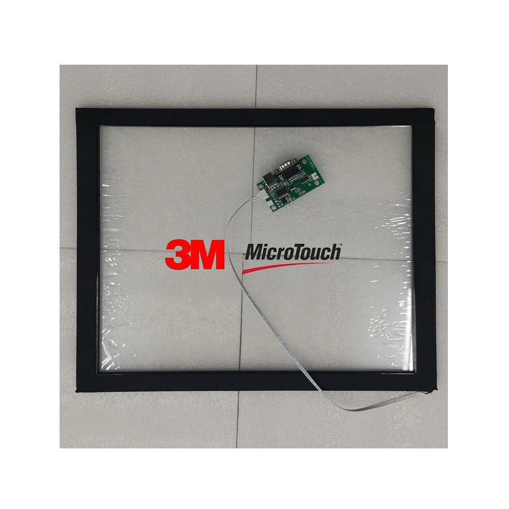 Open Frame 19 inch IR touch Monitors sensor cover 3M MicroTouch glass panel