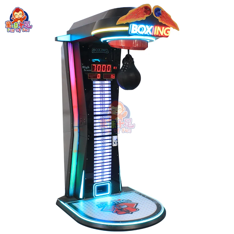 Street Coin Operated Amusement Arcade Boxer Machine Boxing Machine Ultimate Big Punch Machine