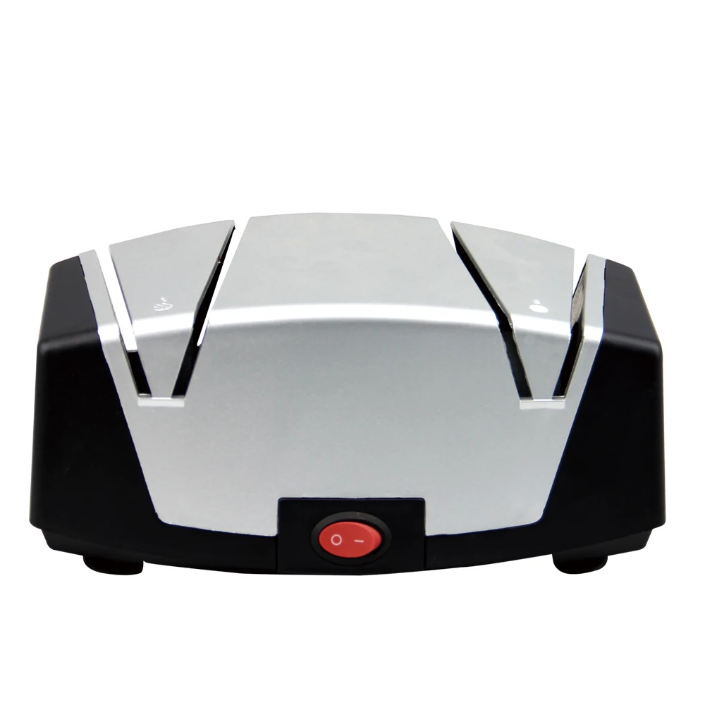 Electric Knife Sharpener, 2 Stage Diamond Coated Sharpening Blades, To Sharpen Kitchen, Chef, Paring, Pocket and Steel Knives