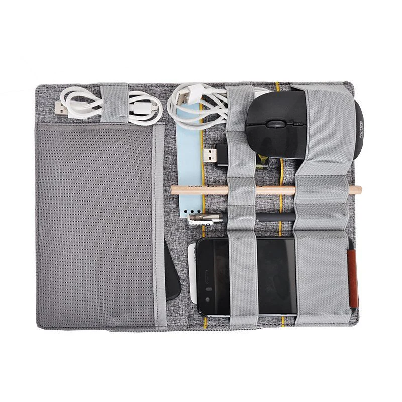 New Arrive Portable Wireless Storage Desktop Organizer Sleeve Desk Storage Organizer for charger holder and cable box organizer