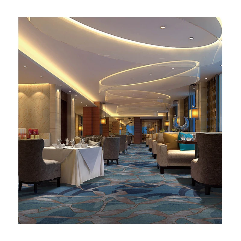 Custom Printed Nylon Carpet Luxury Wall to Wall Carpets  Hotel Decorative Public Area Carpets