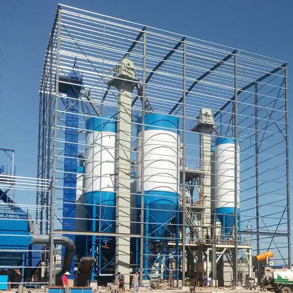 Small Capacity Powder Production Line Ceramic Adhesive Dry Mortar Glue Tile Bond Powder Material Production Line